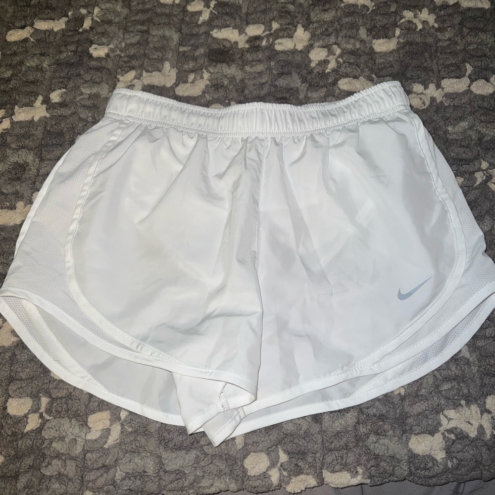 Nike Women's White Athletic Shorts